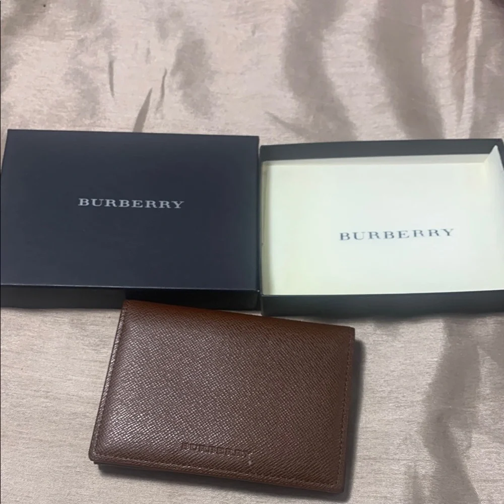 Burberry Brown Leather Wallet